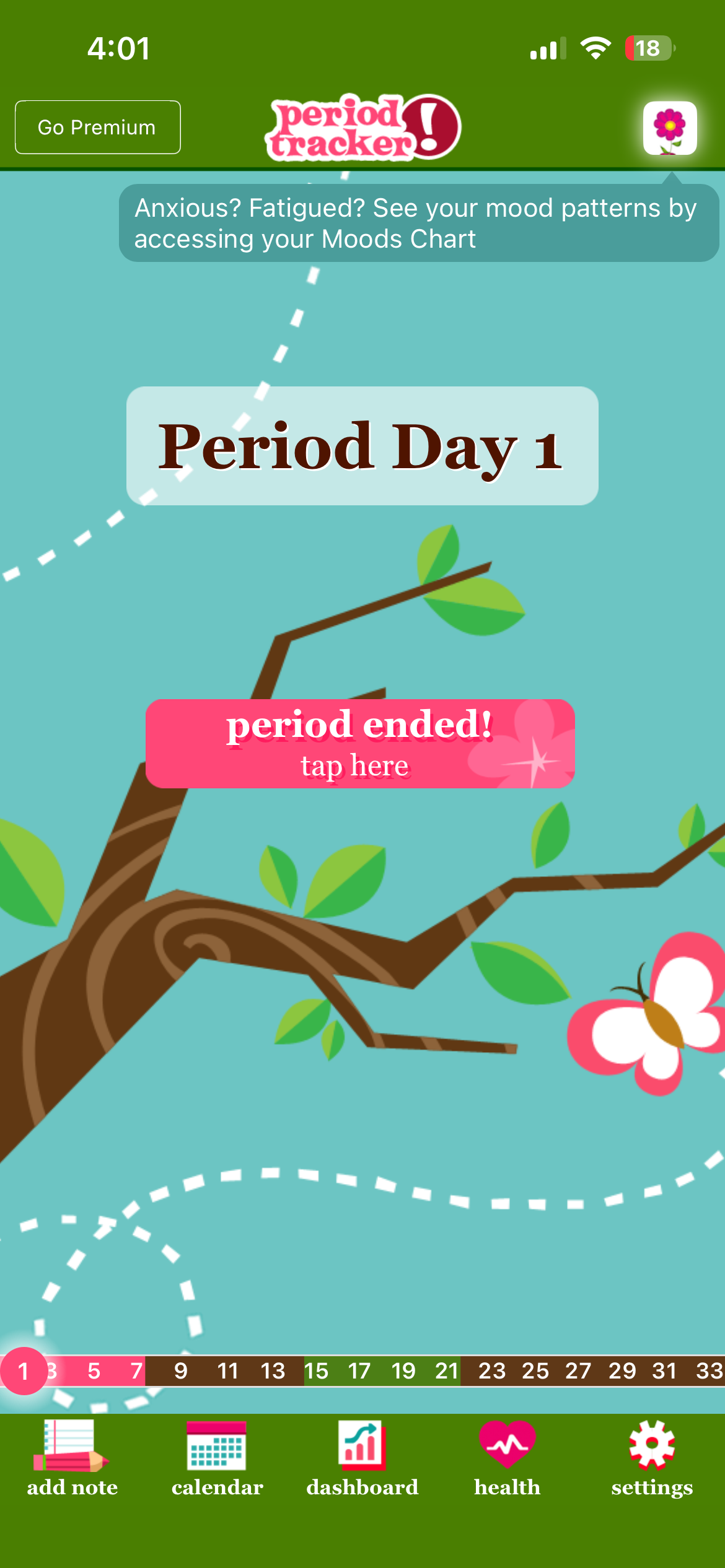 Girlish, busy design with multiple upsells