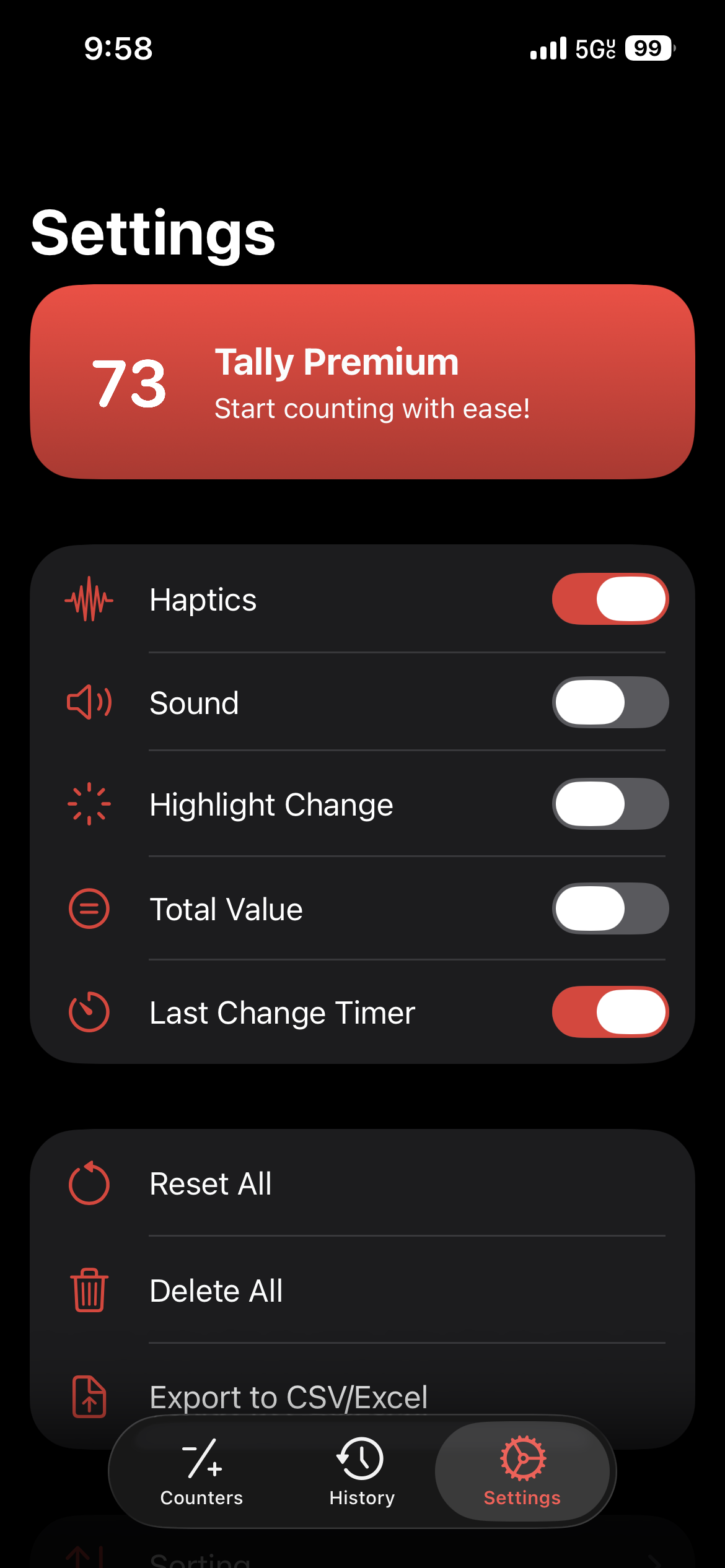 I never touch these settings (plus bonus upsell).