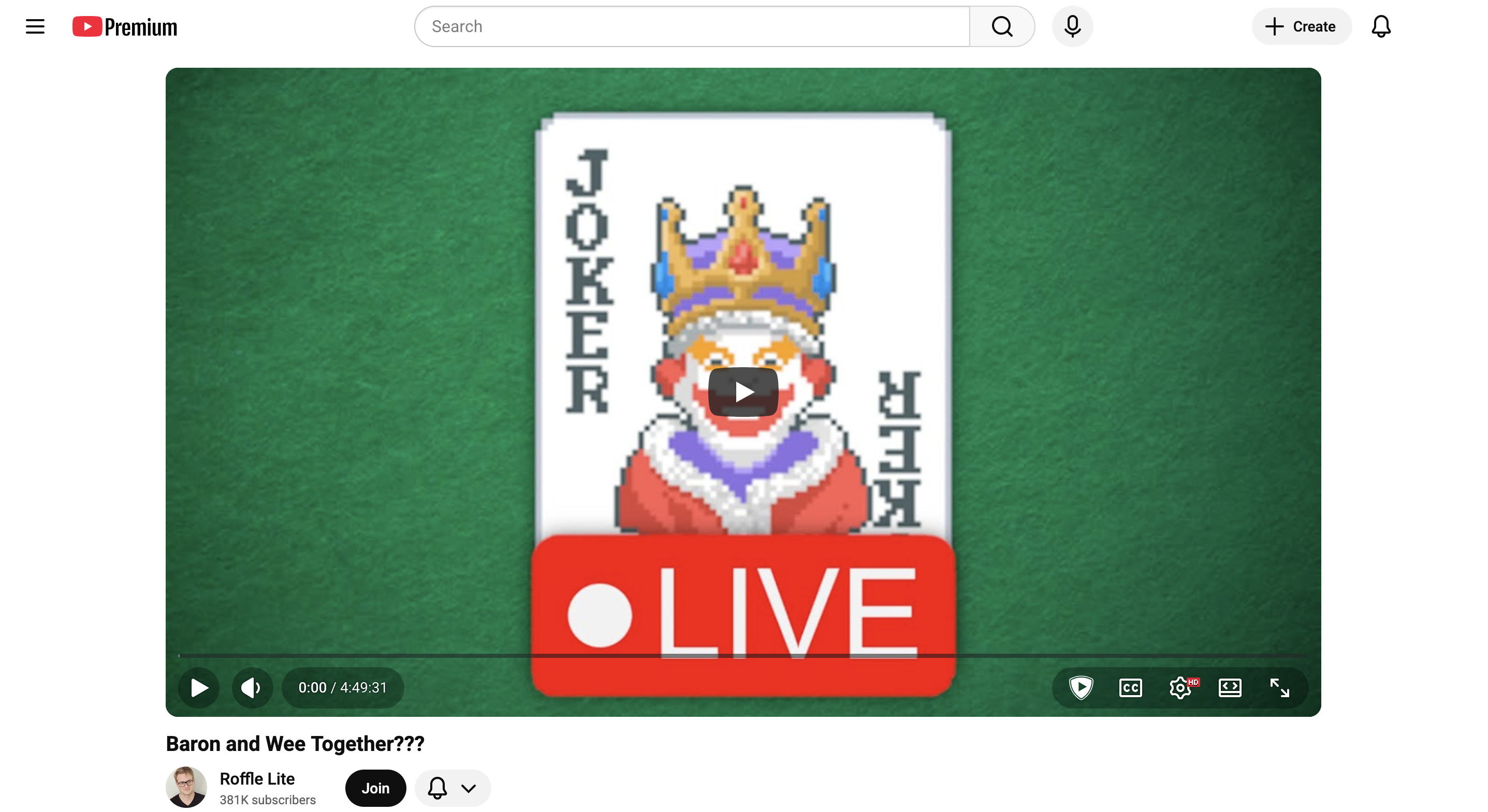 YouTube with Unhook extension enabled